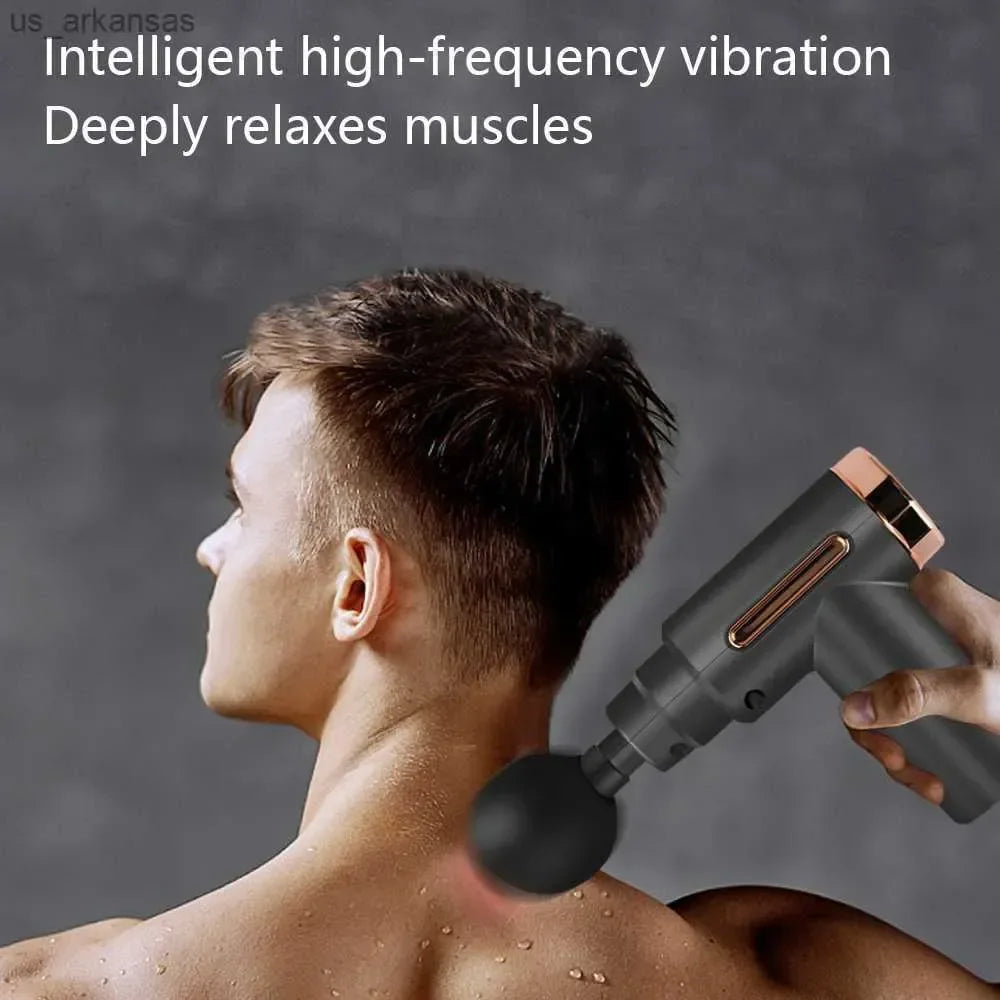 4-in-1 Massage Gun – Deep Tissue Percussion Massager with 4 Attachments for Pain Relief & Muscle Recovery